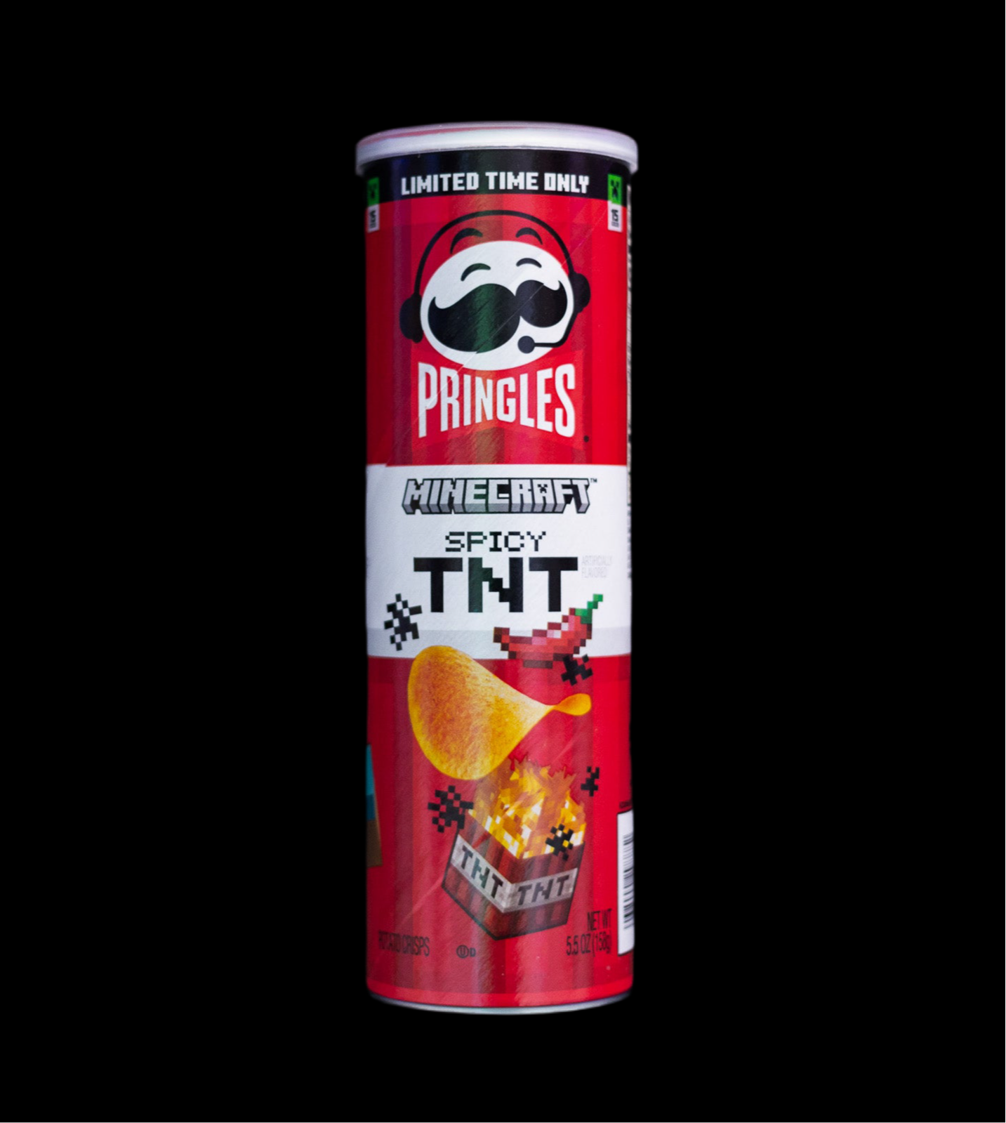 Spicy TNT Minecraft Pringles